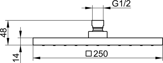 53086030100 Верхний душ KEUCO Brausen und Brausezubehör - Вид №8