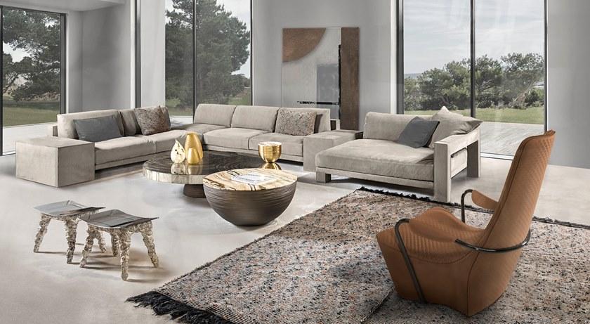 HESSENTIA | Cornelio Cappellini Секционный кожаный диван Vision Santreyd sun-id-1402085 - Вид №6