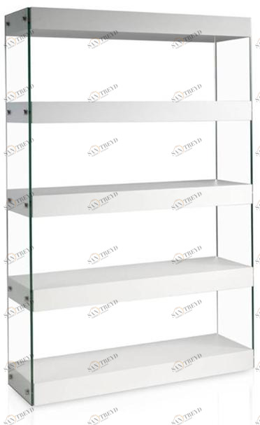 Angel Cerdá Двусторонний открытый книжный шкаф из дерева и стекла Loft tendencia 3020 Angel Cerda