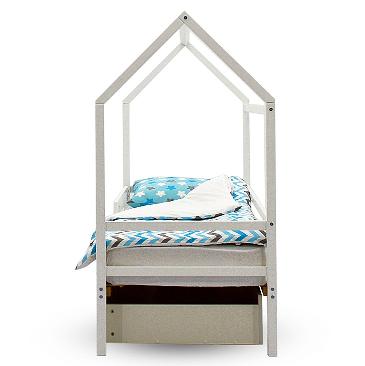 Кровать-домик детская белая Svogen БЕЛЬМАРКО  00-3833069 Белый Santreyd  - Вид №5