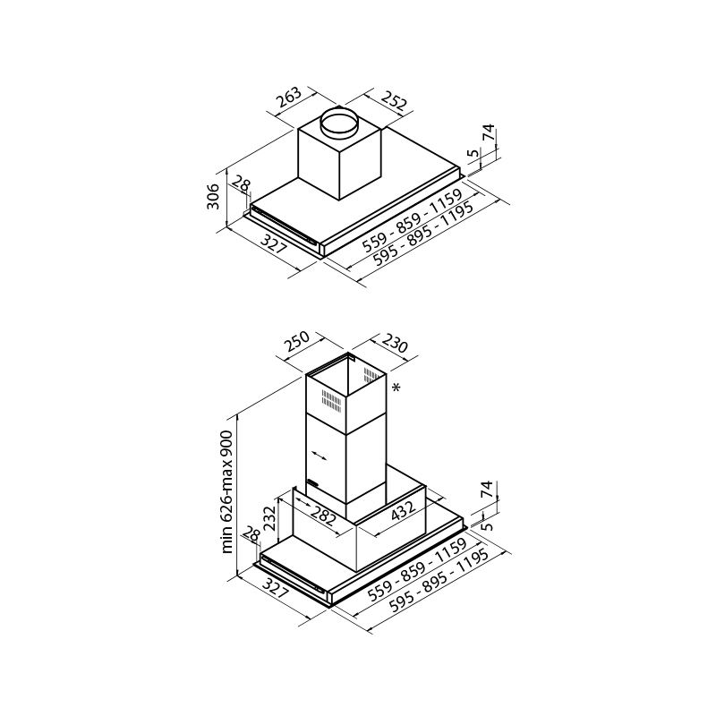 2513661 Вытяжка черная 2513661 Fosterspa  - Вид №1
