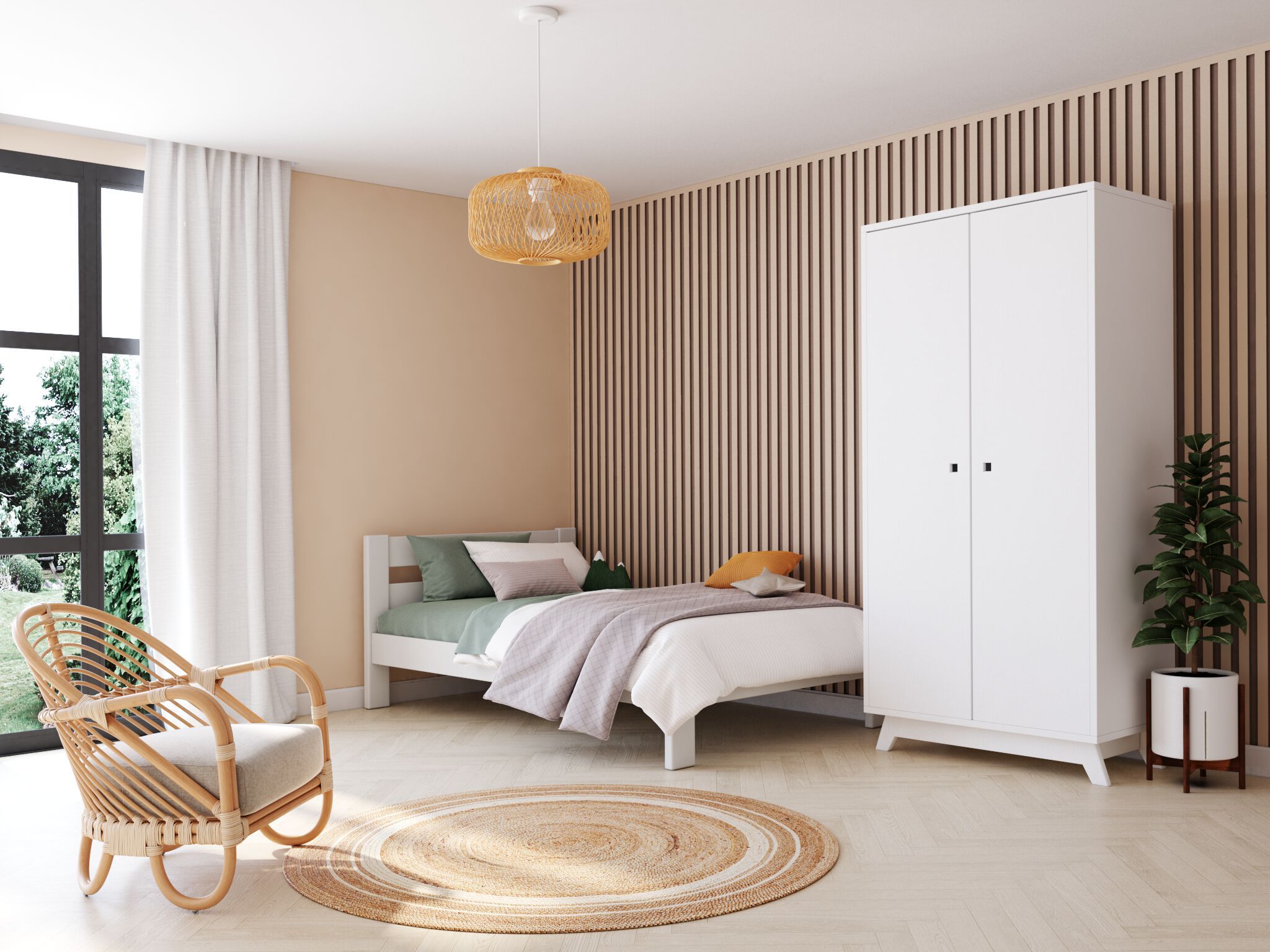 Односпальная кровать из МДФ Mathy by Bols DOMINIQUE ARCH-00141823 - Вид №8