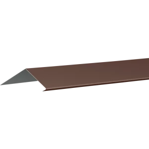 Планка карнизная 100x60 мм 2 м 0.4 мм цвет коричневый 10009105 STLM-2082935