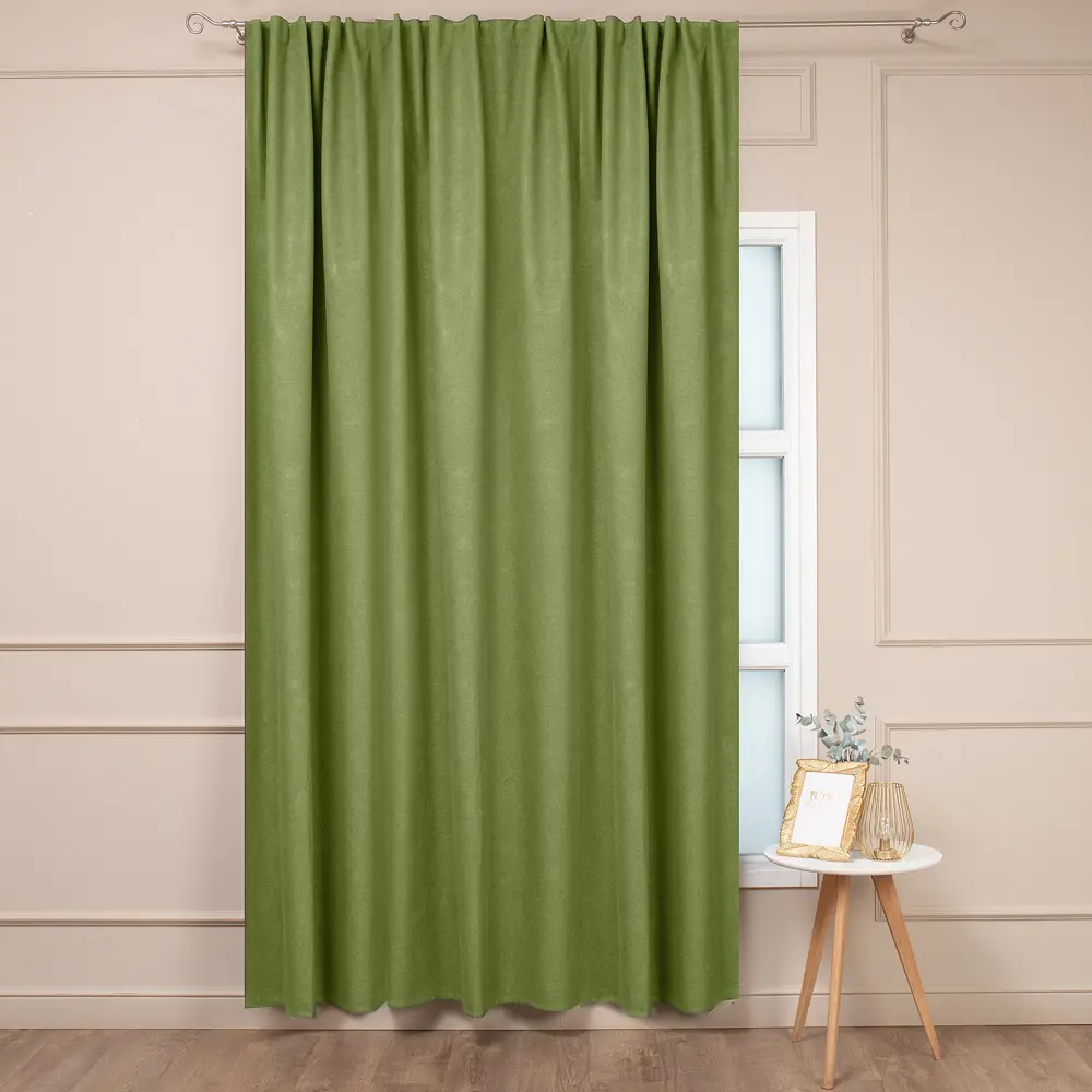 Штора блэкаут AMORE MIO зеленый 200×280 см 89433210 STLM-1581653