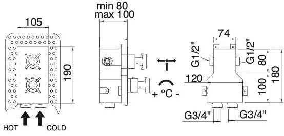 Rubinetterie Treemme Bridge  7887  - Вид №2