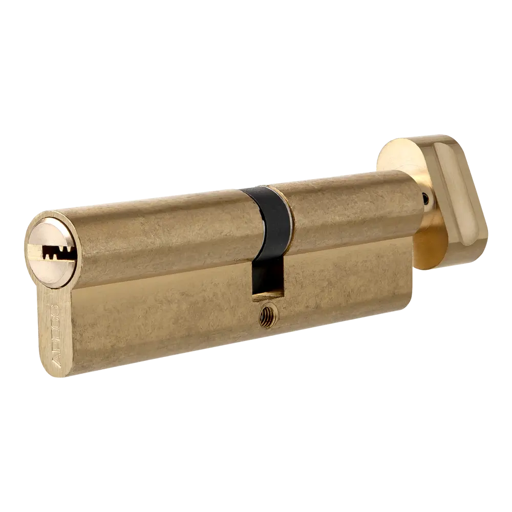 Цилиндр Apecs SM-90, 35х55 мм, ключ/вертушка, цвет золотой 82594815 STLM-2022178