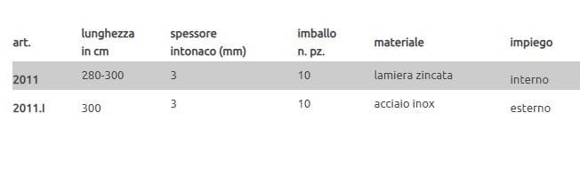 Профиль защитного выступа EDILFERRO TRAVEST ART. 2011 - 2011.I ARCH-00112067 - Вид №2