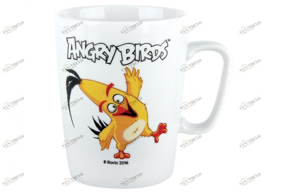 Кружка Angry Birds Movie Yellow 350 мл КОРАЛЛ ANGRY BIRDS MOVIE 029597 Белый;желтый 
