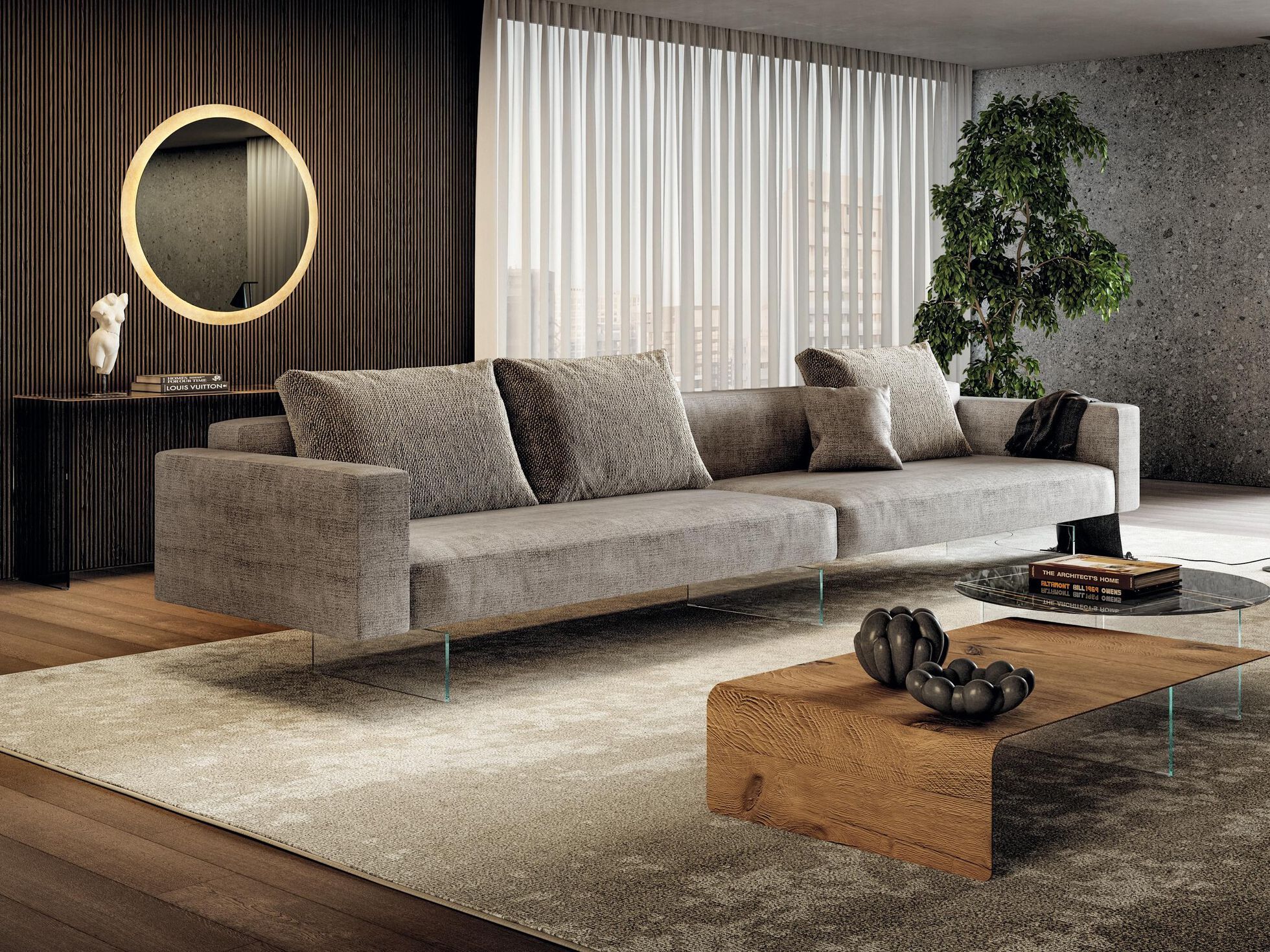 Модульный тканевый диван Lago Air ARCH-00088643 - Вид №1