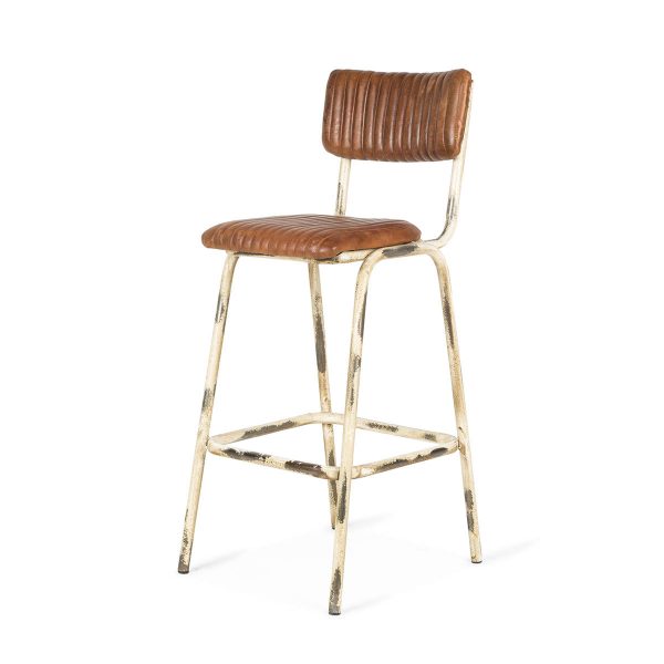 081079 Кожаный барный стул Francisco Segarra Romina Santreyd