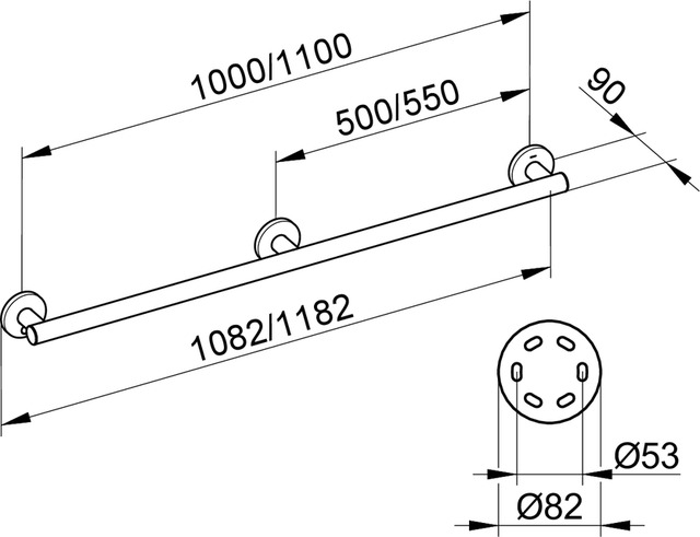 34901010600 Поручень KEUCO Plan Care - Вид №4