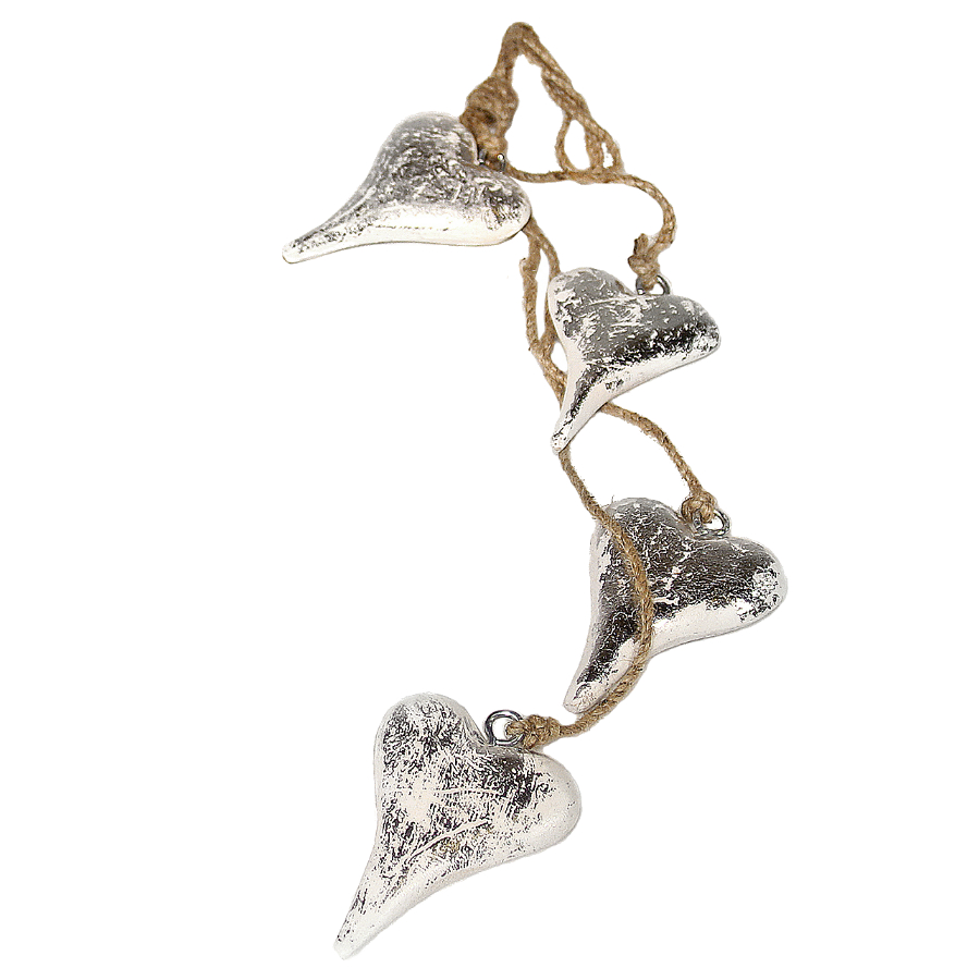 en_ny0013 Гирлянда подвесная snow hearts EnjoyMe 