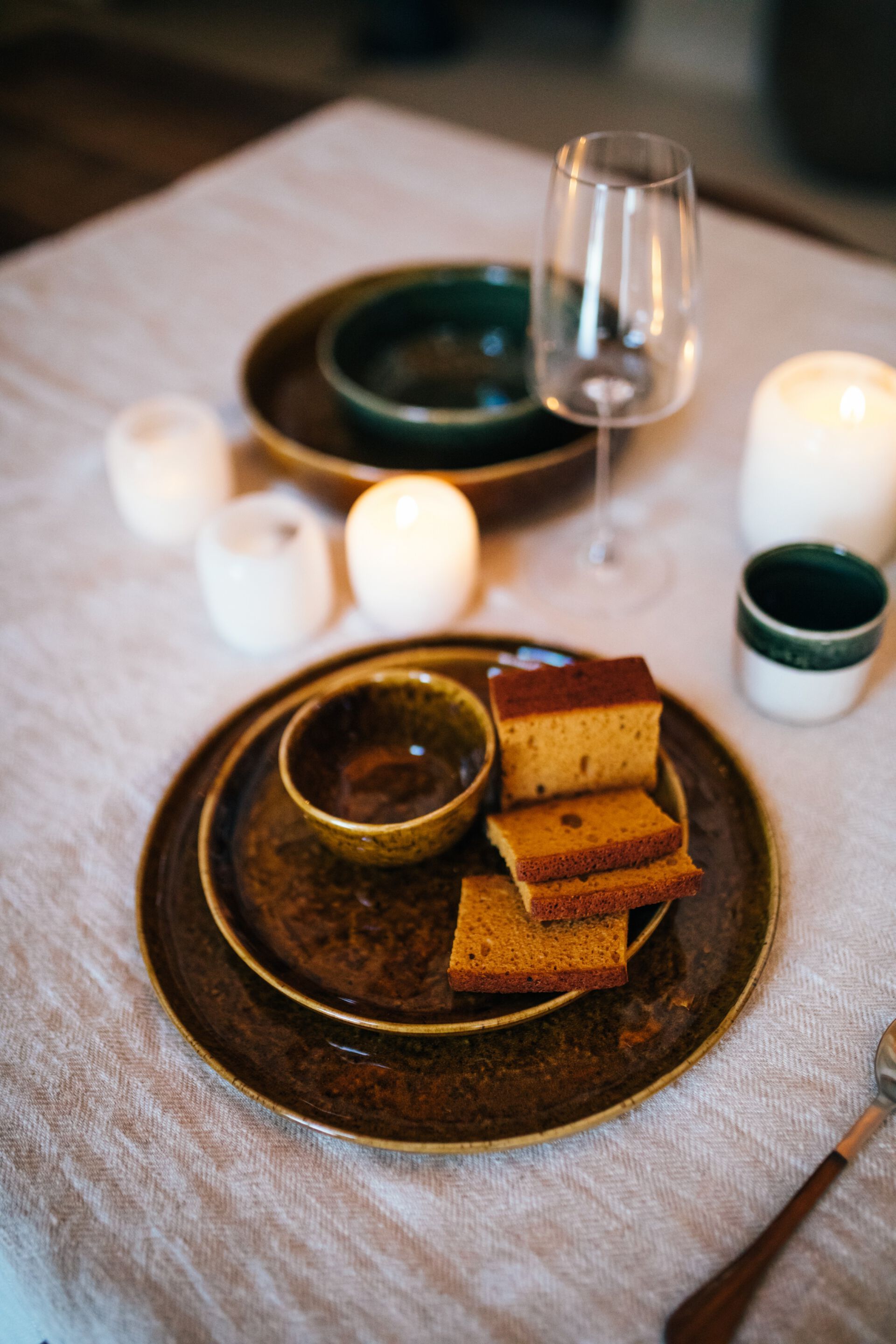 Керамическая круглая десертная тарелка POMAX Спиро ARCH-00126382 - Вид №10