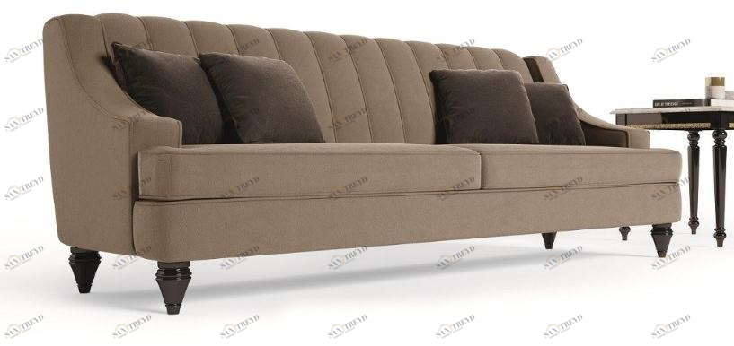 SCAPPINI & C 3-х местный тканевый диван Attitude 3770