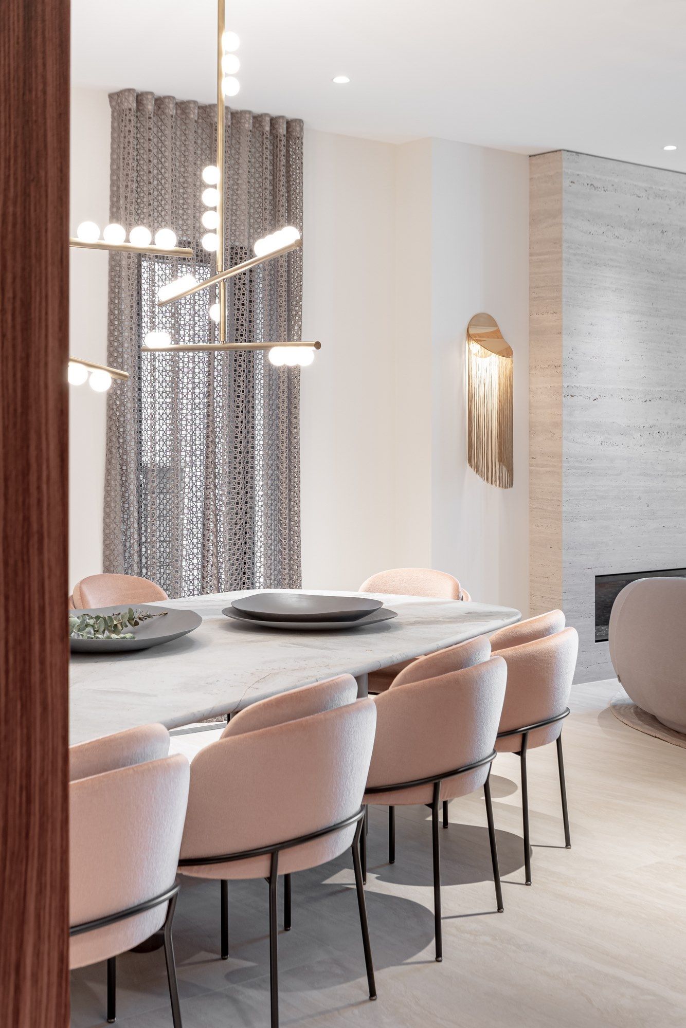 Район бахромой стальной светодиодный настенный светильник Darmes Cé ARCH-00063498 - Вид №16