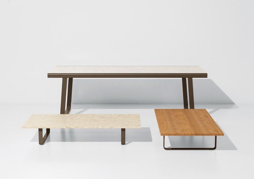 Kettal Садовый журнальный столик из мрамора Bitta #70704 - Вид №1