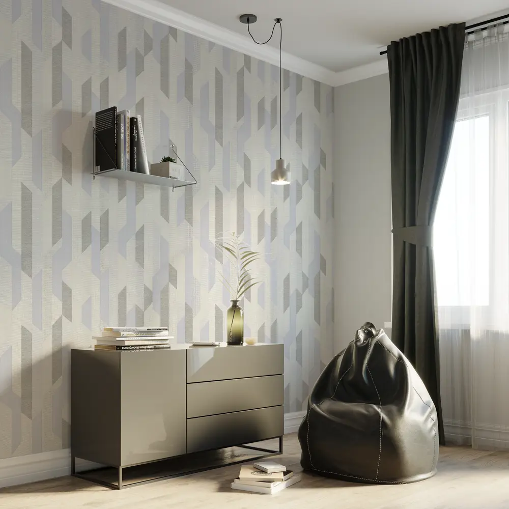 Обои флизелиновые Home Color Tact серые 1.06 м HC31137-14 88120901 STLM-2031687 - Вид №3