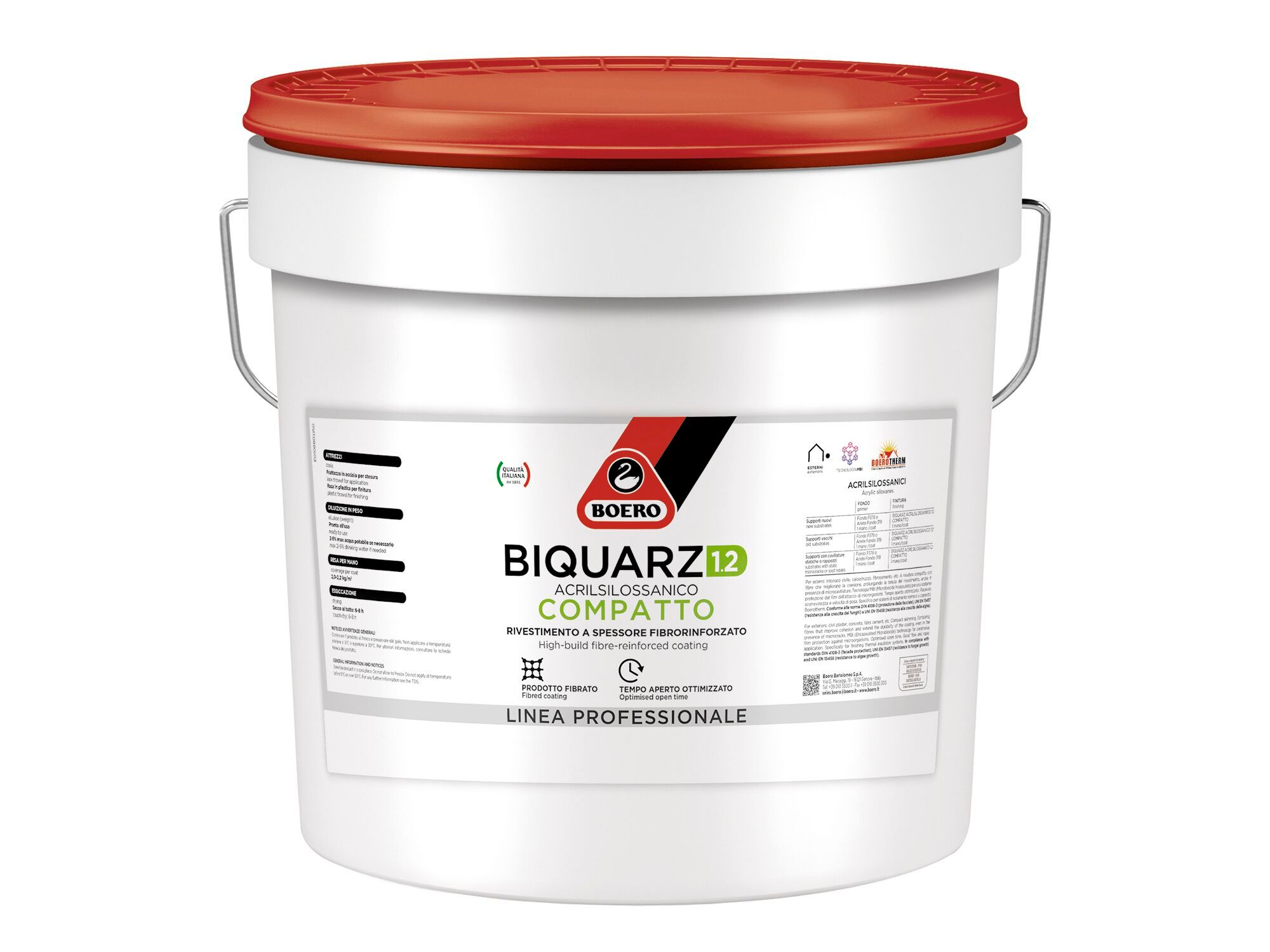 Покрытие толщиной акрилсилоксанового волокна Boero Biquarz ARCH-00120822 - Вид №1