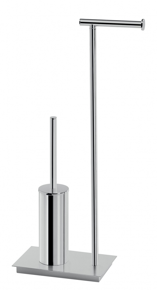 D032(13) Gedy G-Bermuda, стойка: бумагожержатель + металлический ёрш, цвет хром 