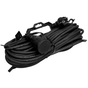 Удлинитель силовой FinePower PDS0322 черный 5086465