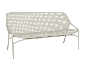 Алюминиевая садовая скамейка со спинкой