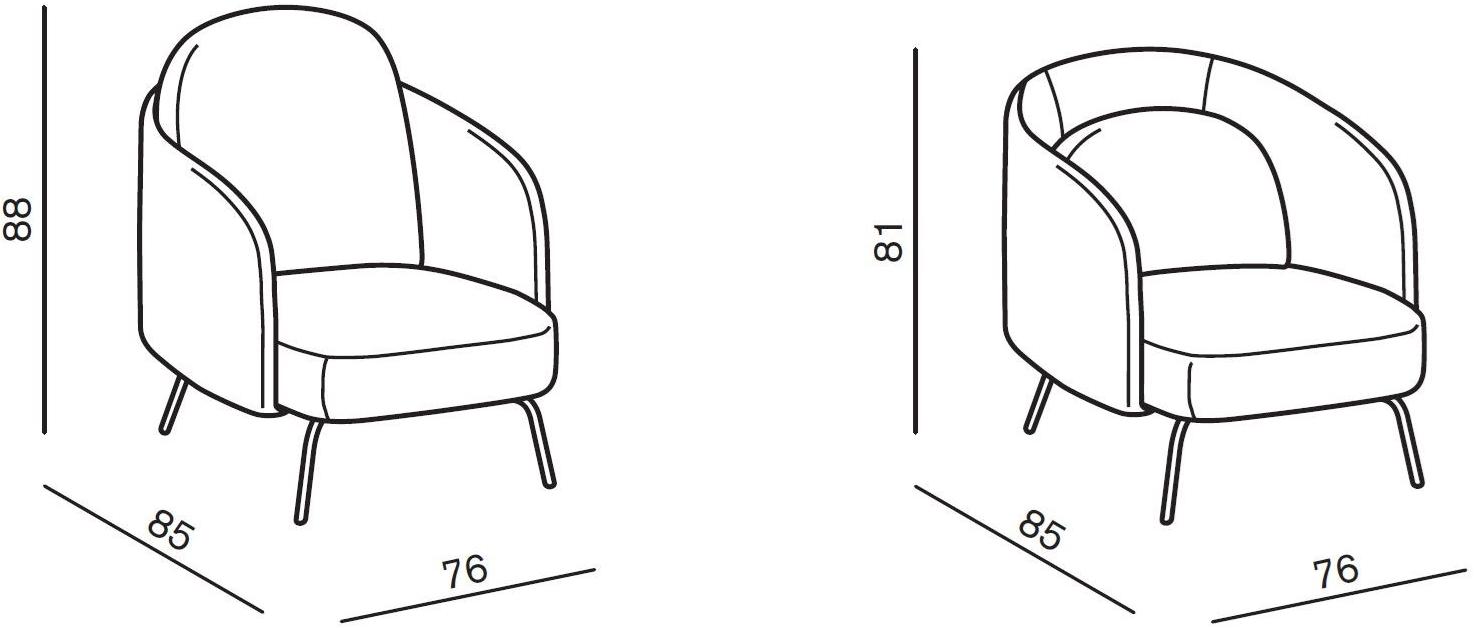 Ditre Italia Кресло с мягкой обивкой sun-id-1471688 - Вид №8