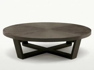 Maxalto Круглый журнальный столик из массива дерева Xilos