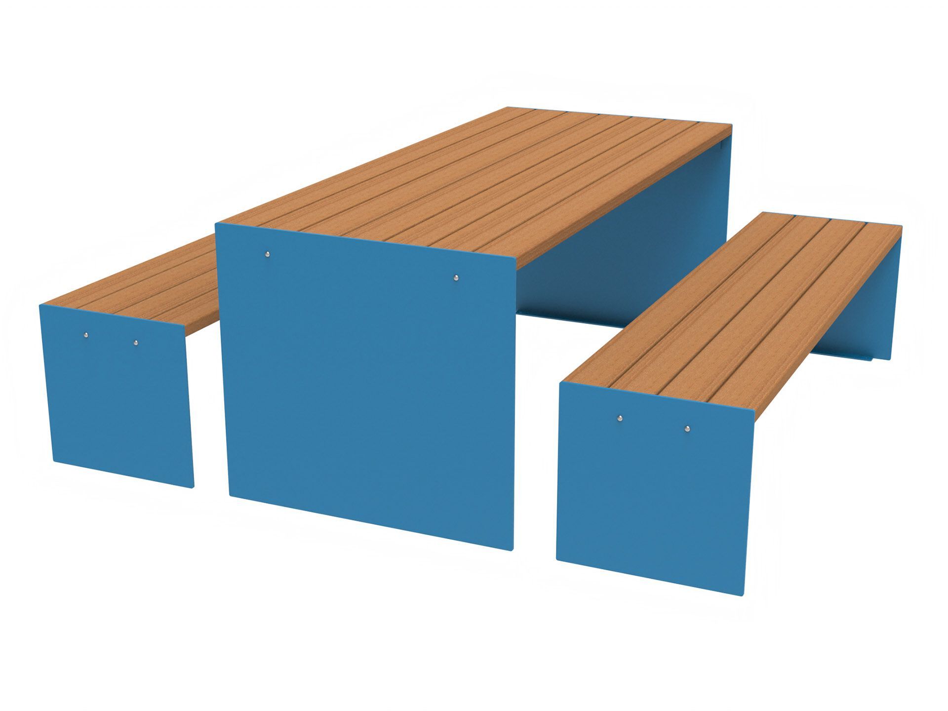 Стол для пикника со встроенными скамейками Lazzari Recto ARCH-00105488 - Вид №5