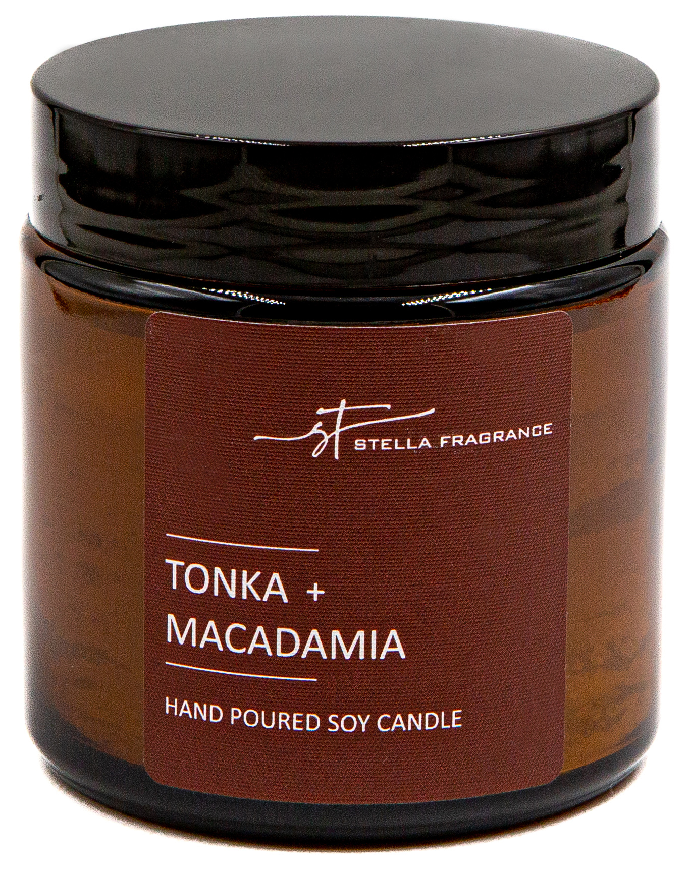 89090946 Свеча ароматизированная в стеклянной банке Tonka Macadamia коричневая 6 см STLM-0078270 STELLA FRAGRANCE  - Вид №2