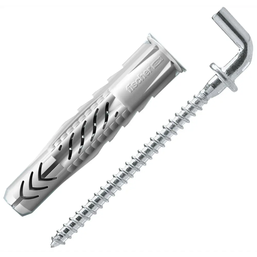 Дюбель-крюк-костыль Fischer UX WH, 8x50 мм, нейлон, 25 шт. 82160558 STLM-2064465 