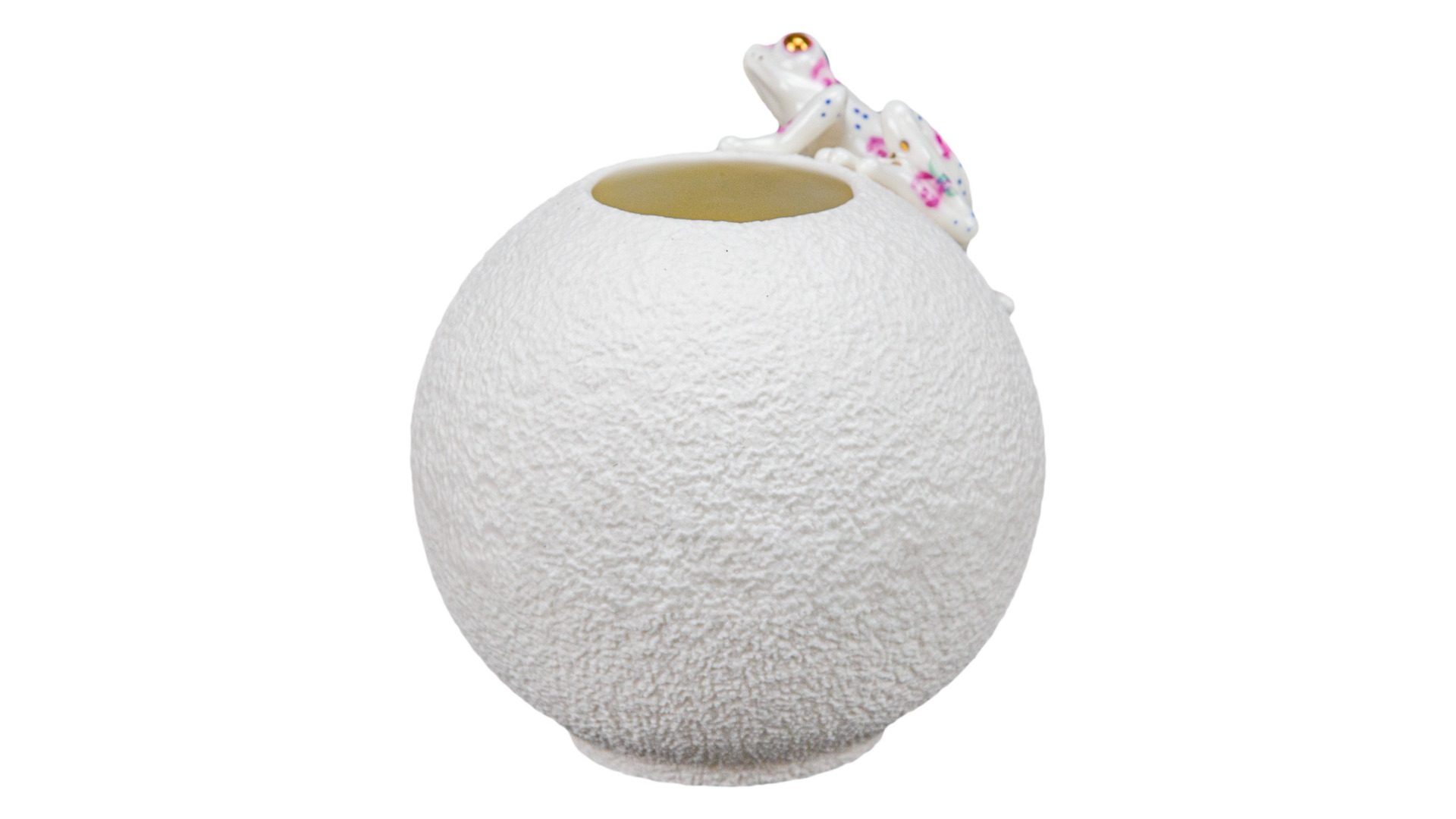 10647250 RUPOR manufactory Ваза Rupor "Лягушка" роспись,14см, фарфор Фарфор  - Вид №2