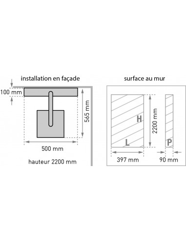 499100 000 00  Душевая колонна, готовая к укладке плитки Bati'douche, высокая насадка, ручной душ и насадка в комплекте Valentin  - Вид №4