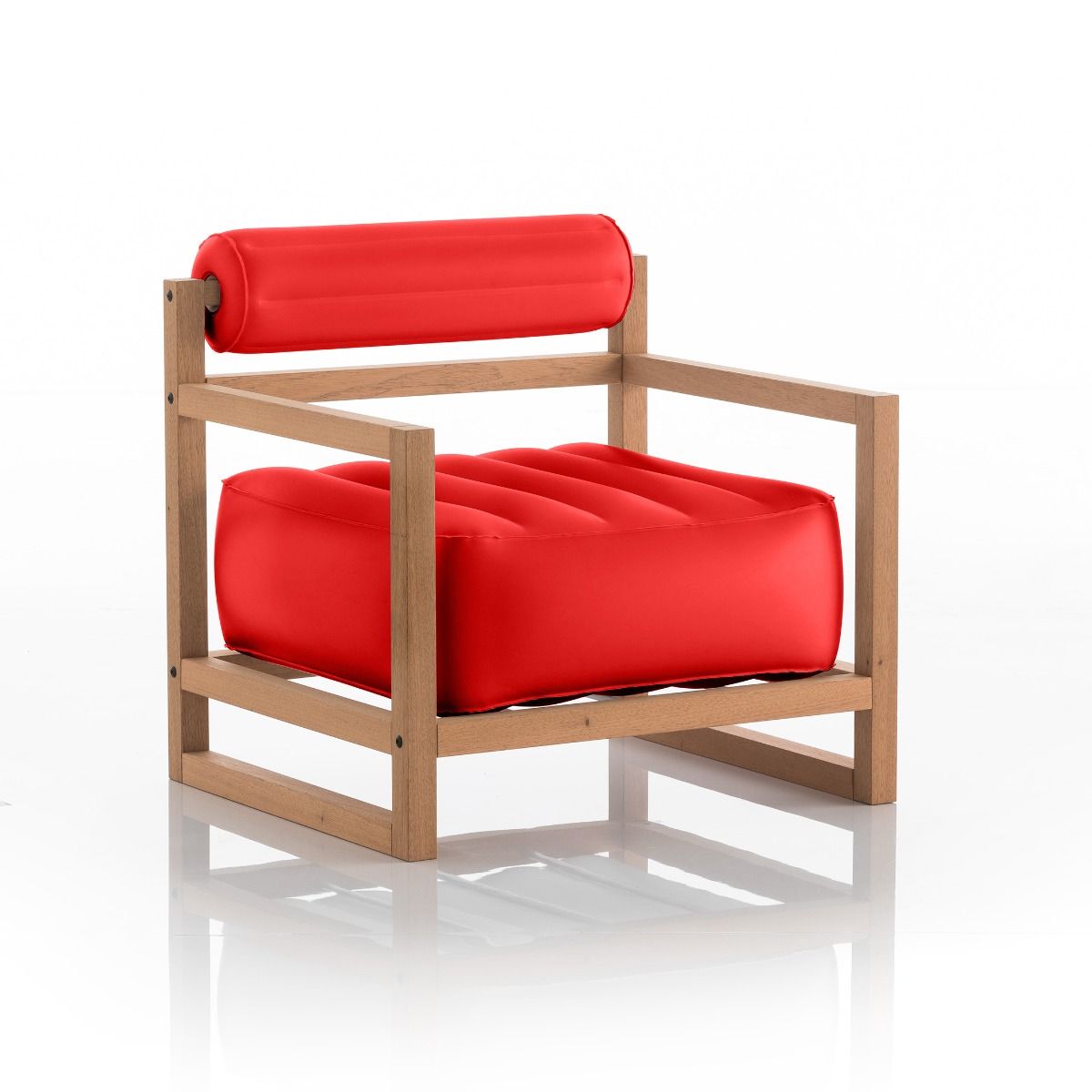 MOJOW Кресло YOKO WOOD непрозрачное Красный FYKCB08RO