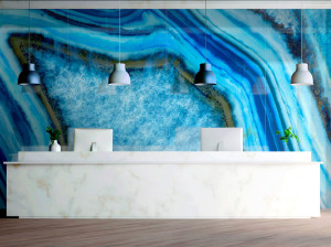 Декоративная стеклянная панель