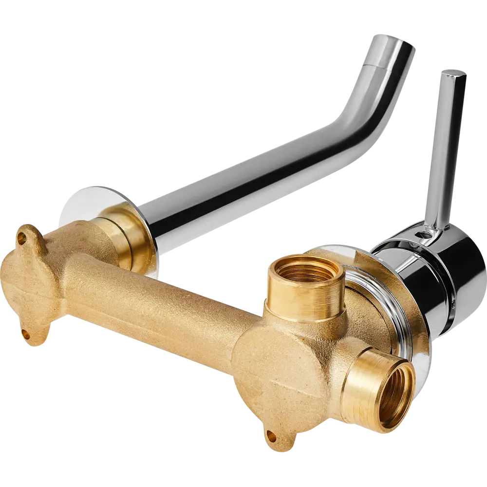 Смеситель Vidage для раковины со скрытым монтажом и хромированным покрытием 89350175 VAL11900 STLM-0978135 - Вид №2