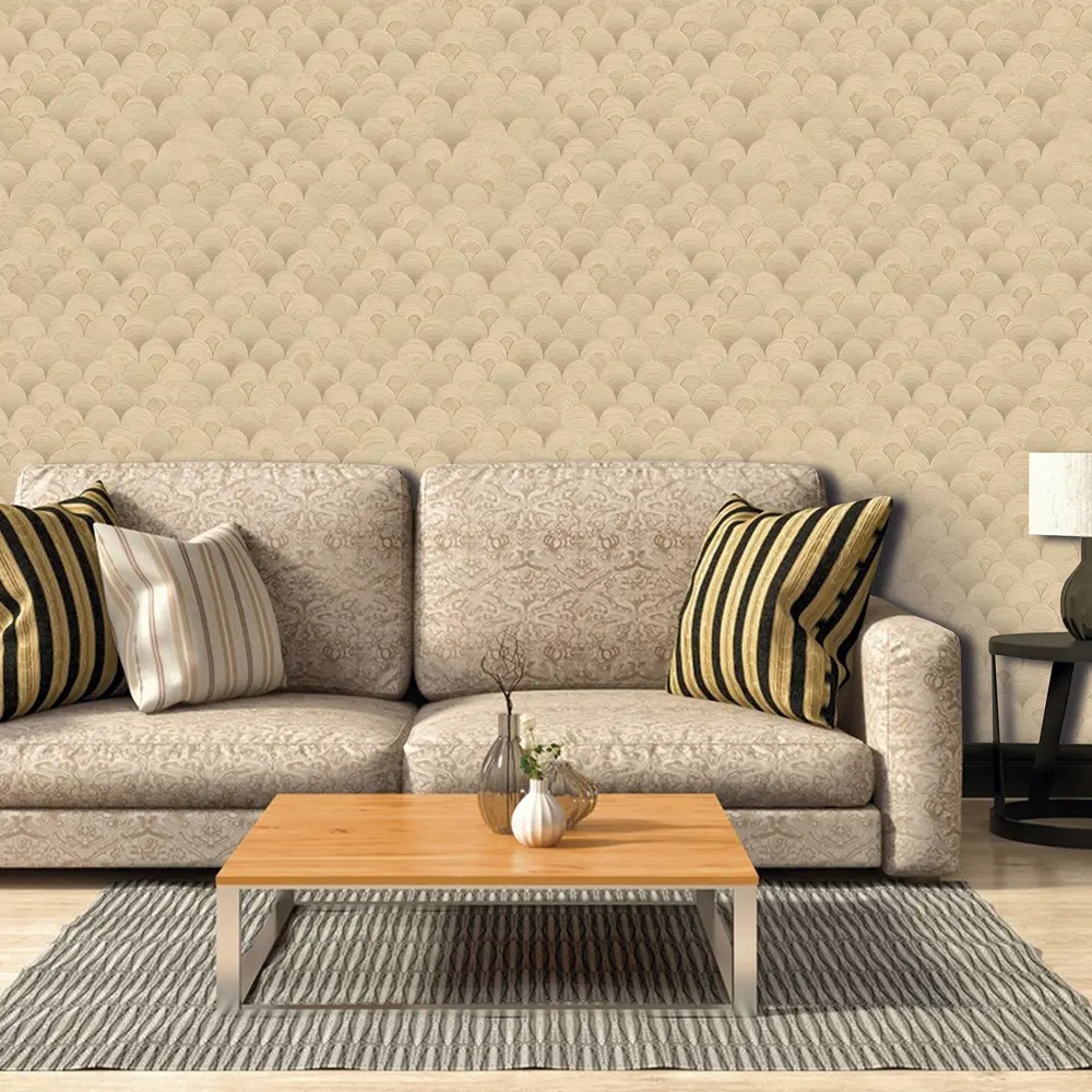 Обои флизелиновые Erismann Elegance жёлтые 1.06 м 3601-5 82136400 STLM-2169476 - Вид №1
