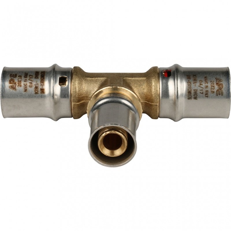 Тройник переходной STOUT 20х16х20 под пресс SFP0005201620 - Вид №1