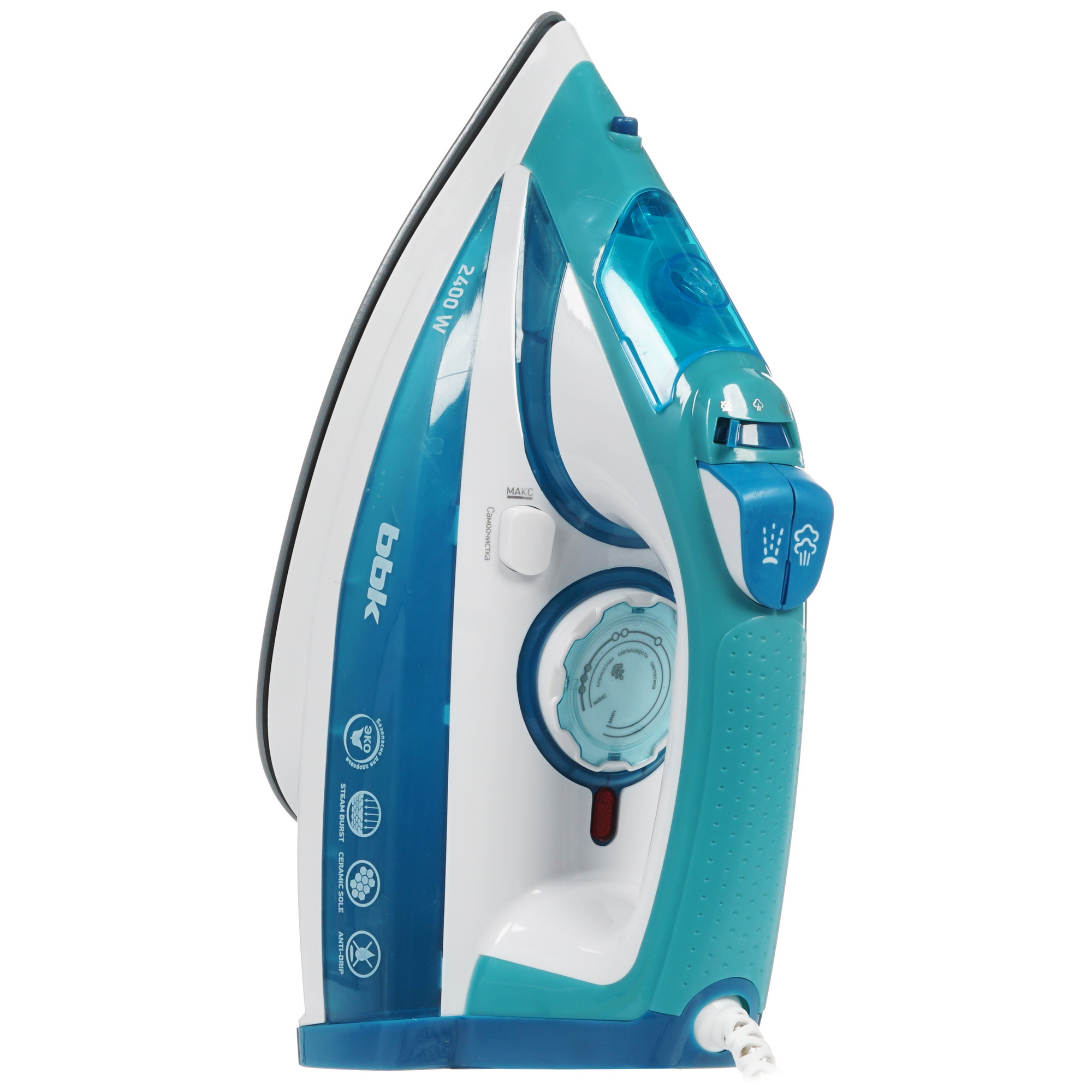 8151649 Утюг BBK ISE-2401 зеленый STDN-0052753