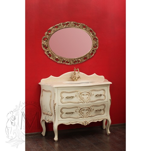 Тумба под раковину MIGLIORE Vittoria ML.VIT-BA115.DS.BR Decape Sabbia с декором.BRonzo GM.VIT-BA115.DS.BR - Вид №6