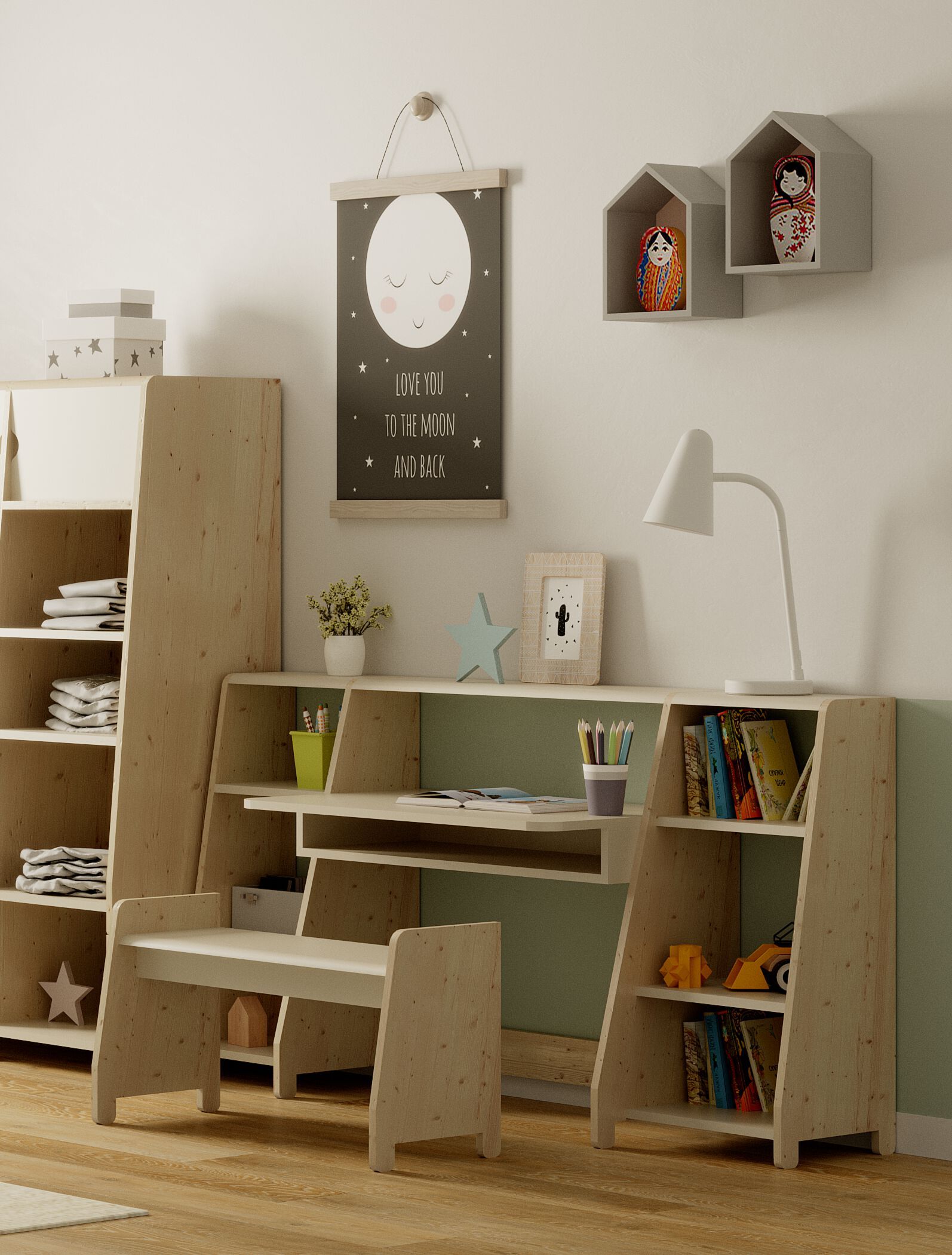 Деревянная скамья Mathy by Bols ASYMETRY ARCH-00137410 - Вид №8