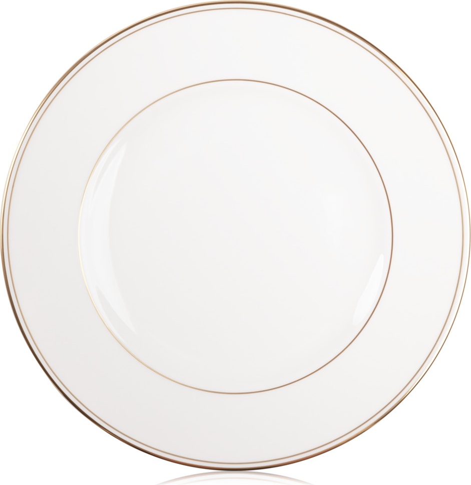 10578528 Lenox Тарелка обеденная Lenox "Федеральный,золотой кант" 27,5см Фарфор костяной 