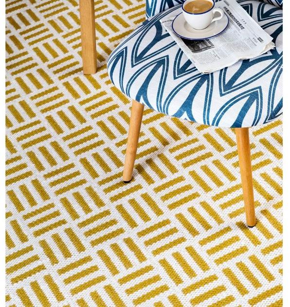 Gancedo Прямоугольный шерстяной коврик Dhurries sun-id-1396197 - Вид №5