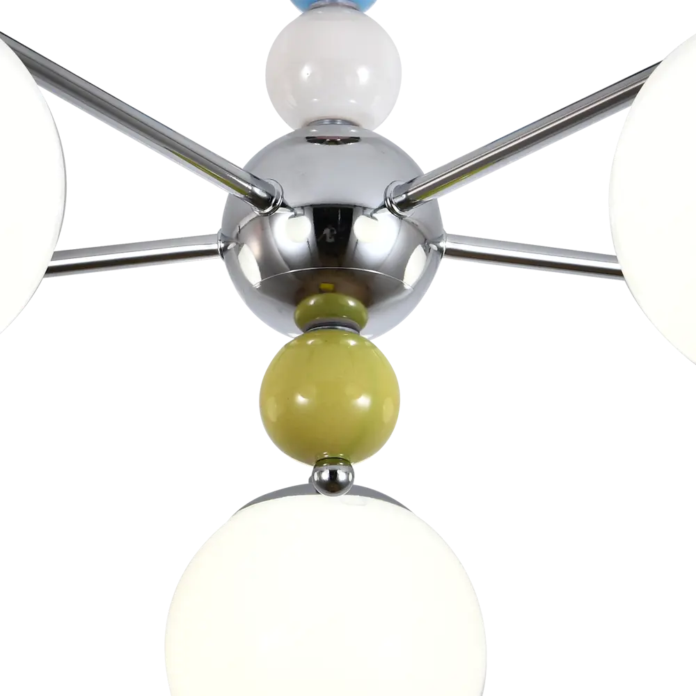 Люстра подвесная Opulence 5 ламп 10 м² цвет хром Escada STLM-2172756 - Вид №3