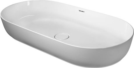 0379802600 Накладная раковина на столешницу  овальная Duravit Luv - Вид №1