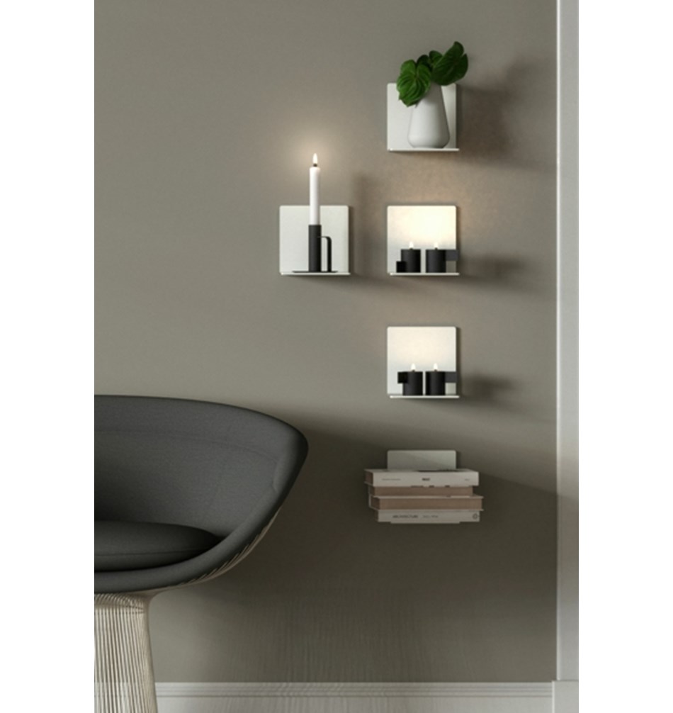 FROST Полка 4020 15x15x15cм » белая Алюминий Белый U4020-W  - Вид №5