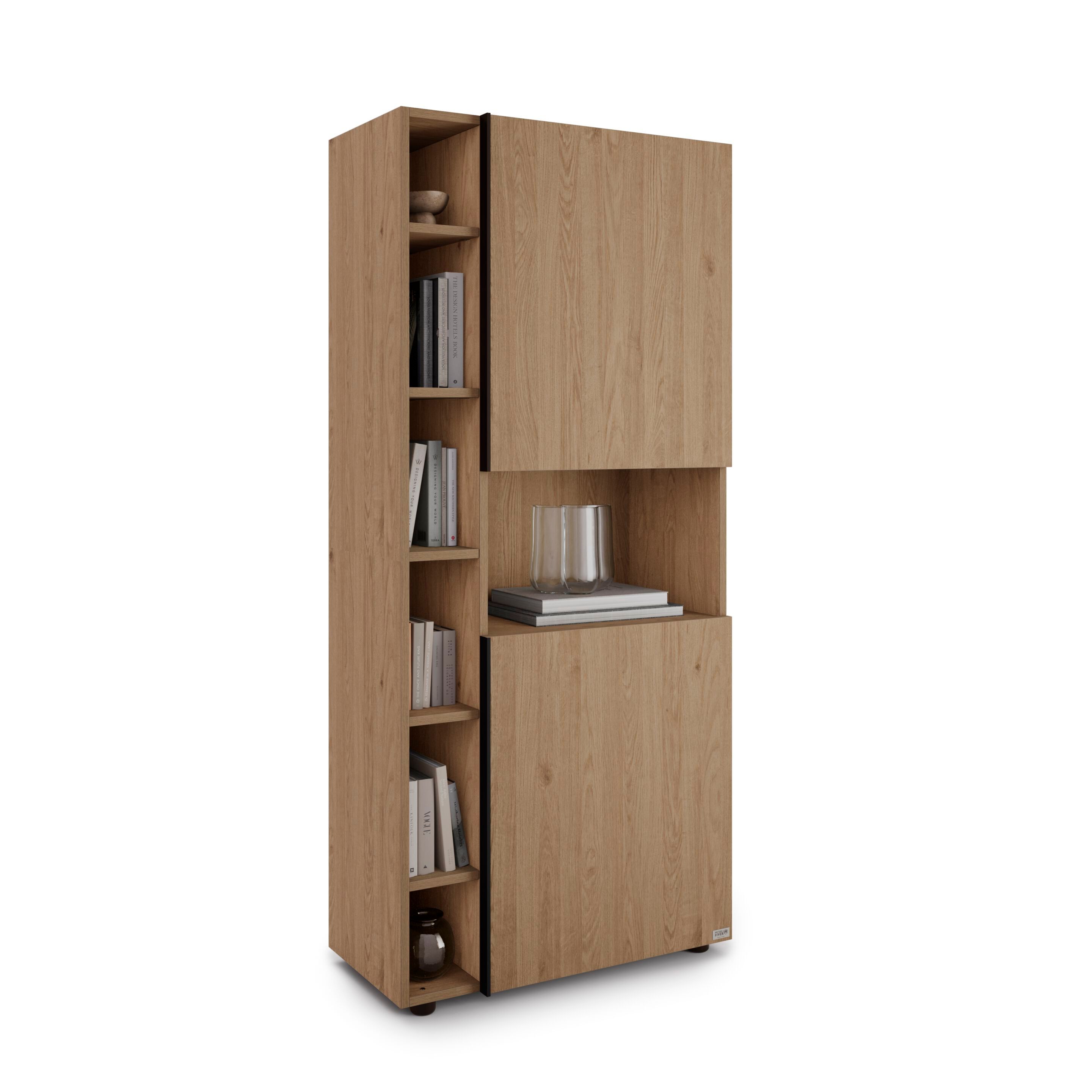 Настенный книжный шкаф из меламинированного материала Mobili Fiver ROMINA ARCH-00138664 - Вид №41