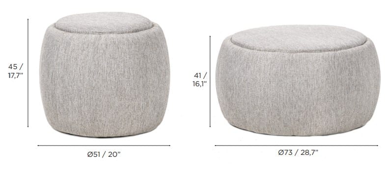 Съемный садовый пуфик Royal Botania тон ARCH-00057753 - Вид №10