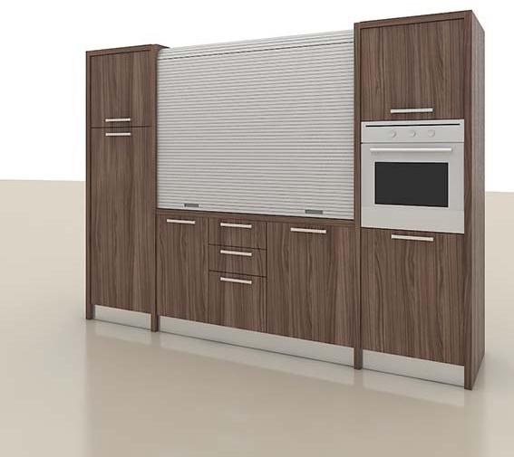 Mobilspazio Мини-кухня из дерева Zeus K137 - Вид №6