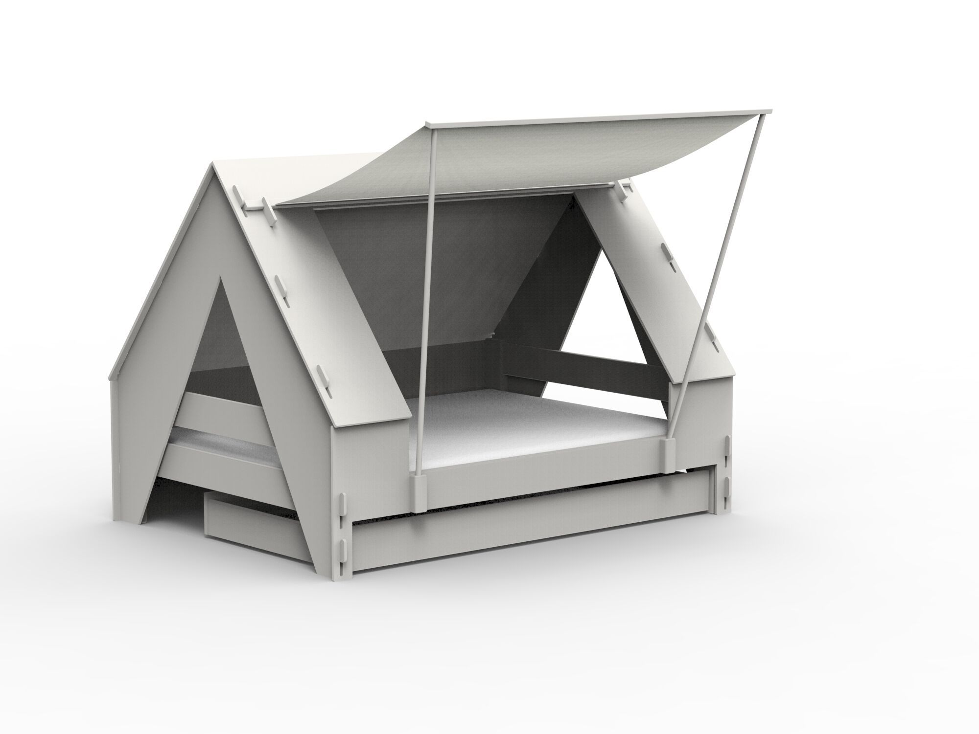 Кровать для занавесок из МДФ Mathy by Bols палатка ARCH-00063792 - Вид №60