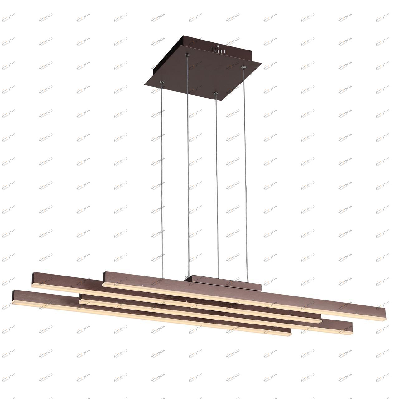 Подвесная светодиодная люстра ST Luce Samento SL933.703.04 ST LUCE ДИЗАЙНЕРСКИЕ, SAMENTO 328930 Коричневый 